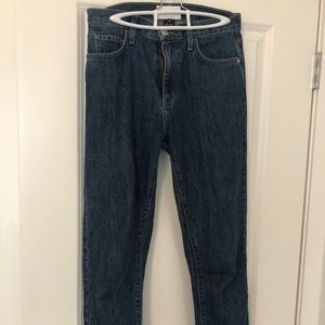 Current Elliott vintage cropped straight leg jean
